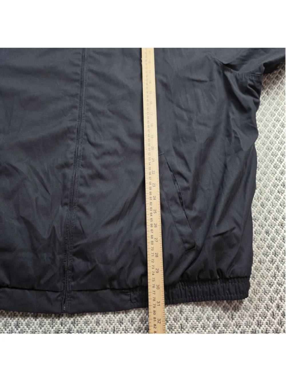 Polo Ralph Lauren Mens 3XLT Black Harrington Jacket Plaid Lined Pony Big Tall